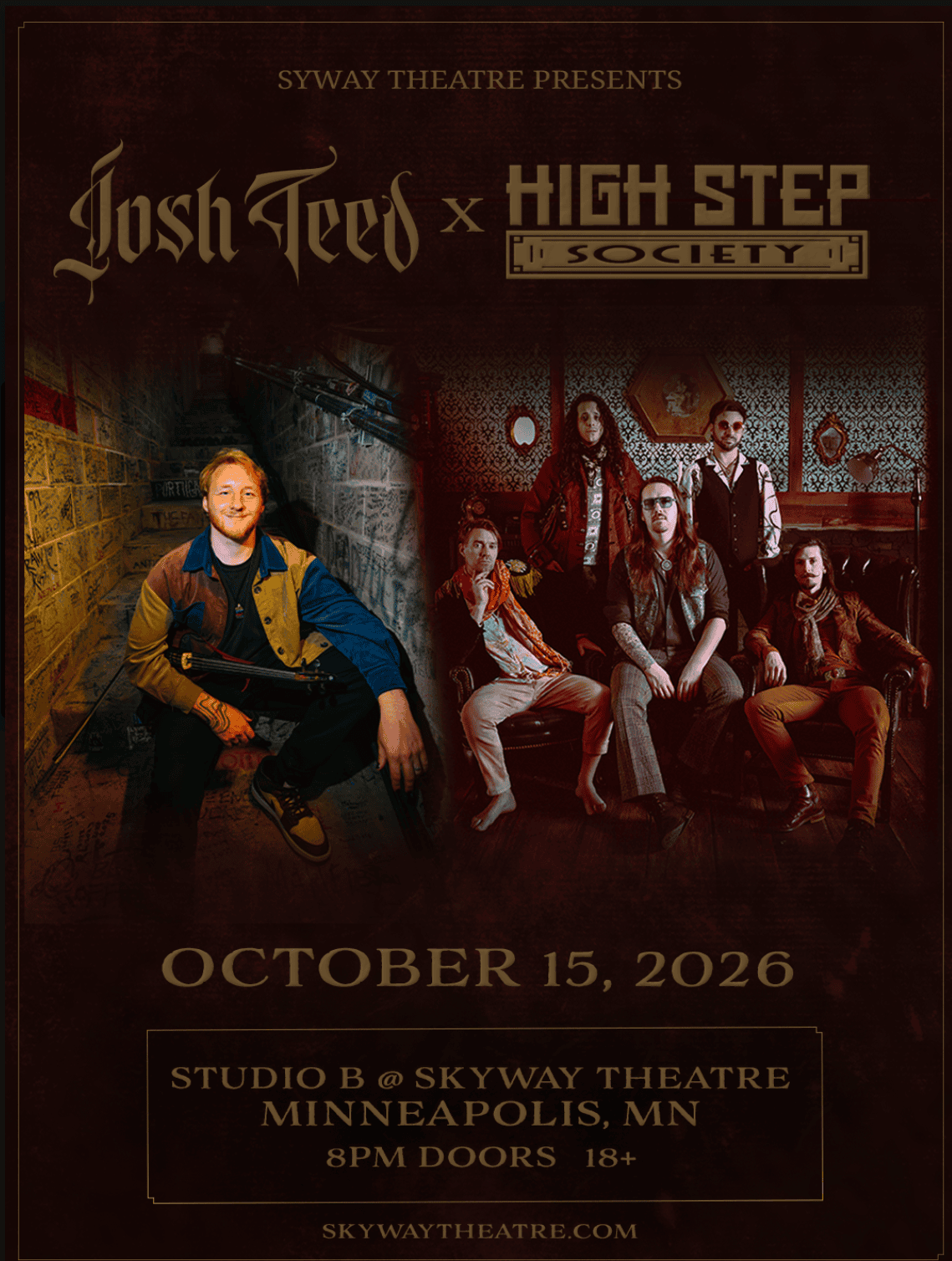 Josh Teed & High Step Society Flyer